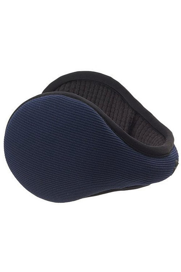 180's Men Behind the Head Commuter Rib Knit Ear Warmers True Navy