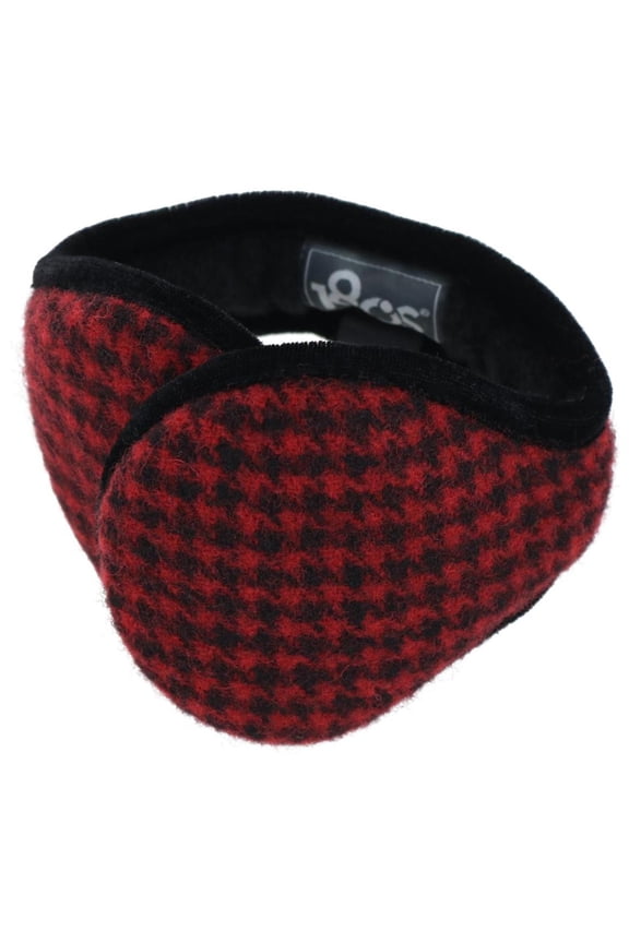 American Wool Houndstooth Wrap Around Ear Warmer (Women)