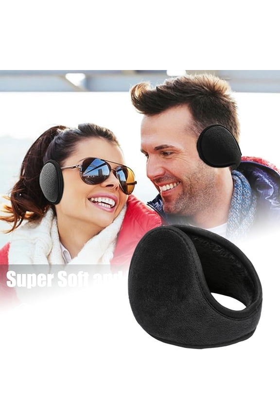Winter Ear Warmers Behind-the-Head Adjustable & Foldable Earmuffs for Women & Men Ear Protection