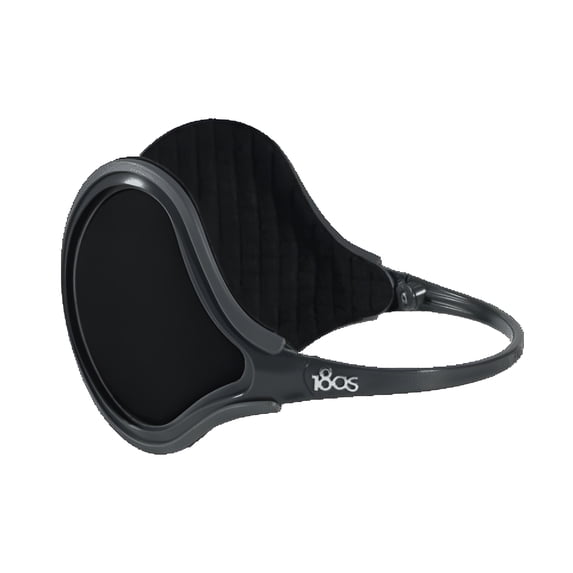 180s Exolite Unisex Black Ear Warmer