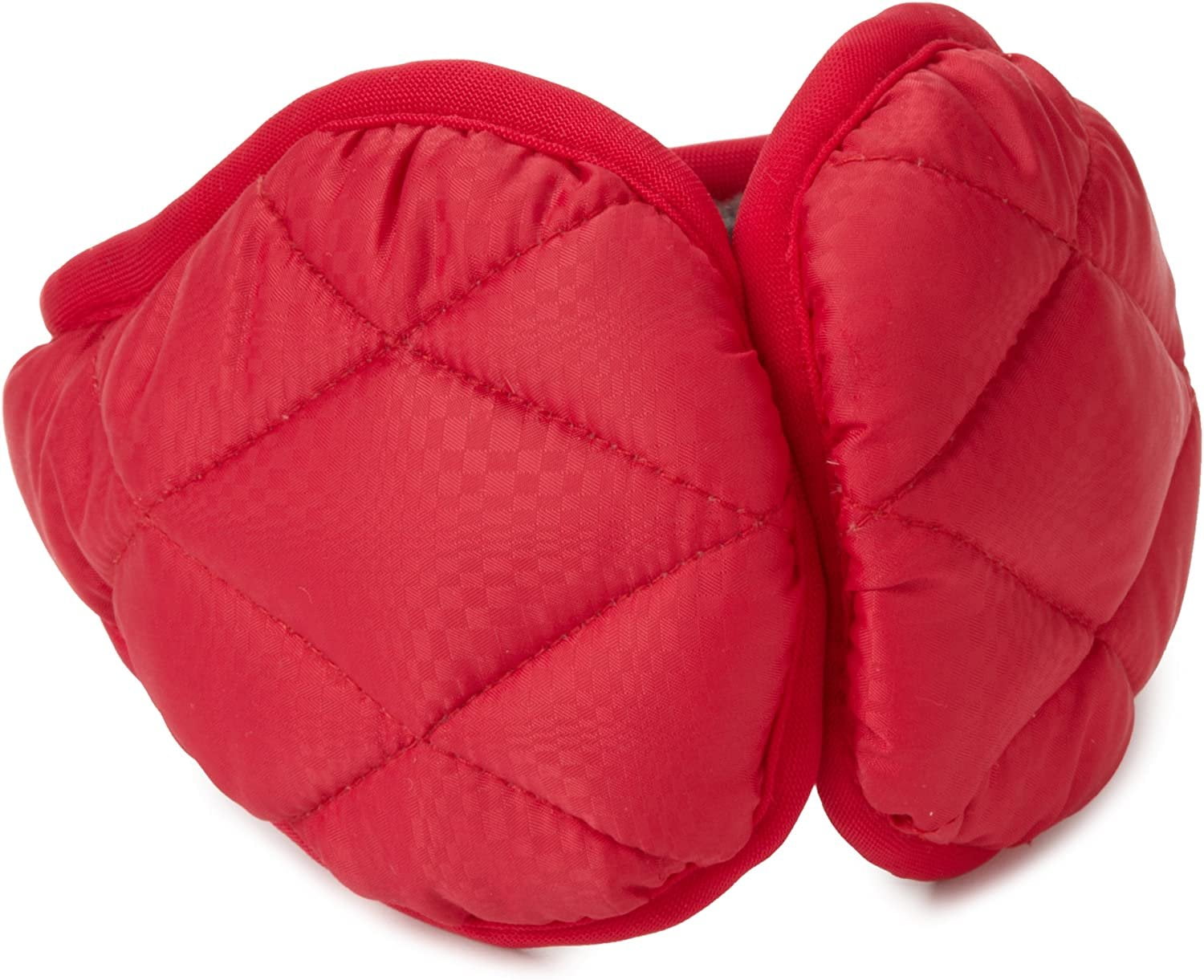 180s Women's Down Earmuffs, Poppy, One Size