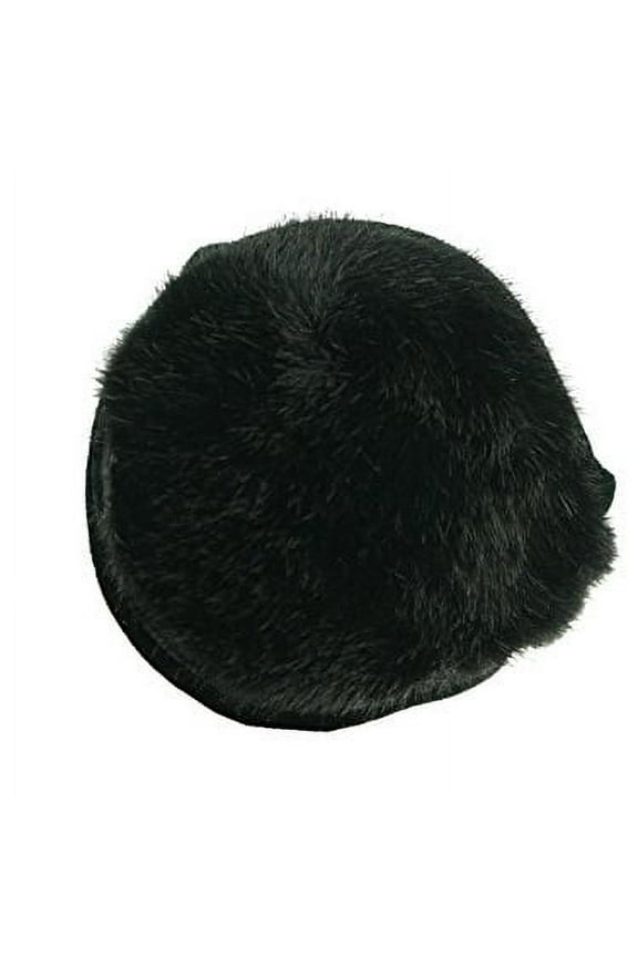 Women's Ear Warmers - Vail Faux Fur Black