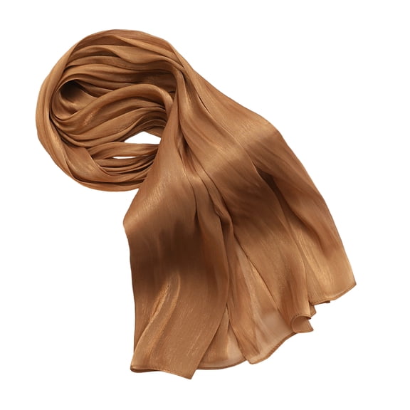 180x70cm Women Headscarf Shawl Silky Turban UV Protection Versatile Scarf Work Daily Wear
