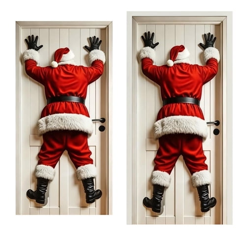 180x90cm Christmas Door Frame Banner Style B – Funny Merry Christmas Door Cover Decor