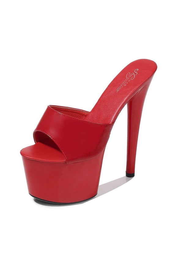 181 Series 16.5cm Heel 7cm Platform 2021 Summer New Leather Fish Toe Shoes Women High Heels Sexy Platform Sandals LFD