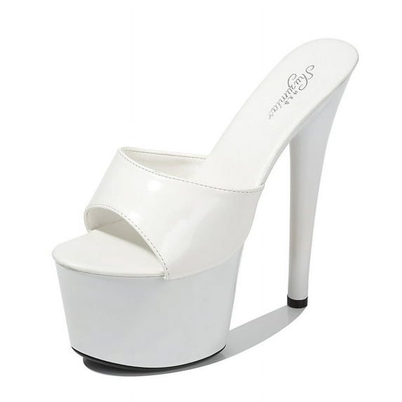 181 Series 16.5cm Heel 7cm Platform 2021 Summer New Leather Fish Toe Shoes Women High Heels Sexy Platform Sandals LFD