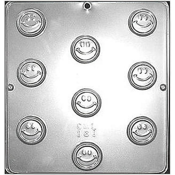 181 Smiley Face Chocolate Candy Mold
