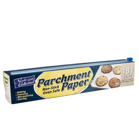 181 Sq Ft Parchment Paper Roll – 149.61 ft x 14.57 in | Non-Stick, Oven Safe, Heat-Resistant: I Roll