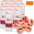 thumbnail image 1 of Perco Fluorescent Red Price Marking Labels - 140,000 Price Marking Labels for Garvey 18-6 One Line Price Gun with Ink Rolls Included - 110 Rolls, 10 Sleeves - Made in USA, 1 of 7