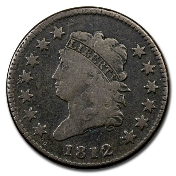 1812 Large Cent Small Date VG