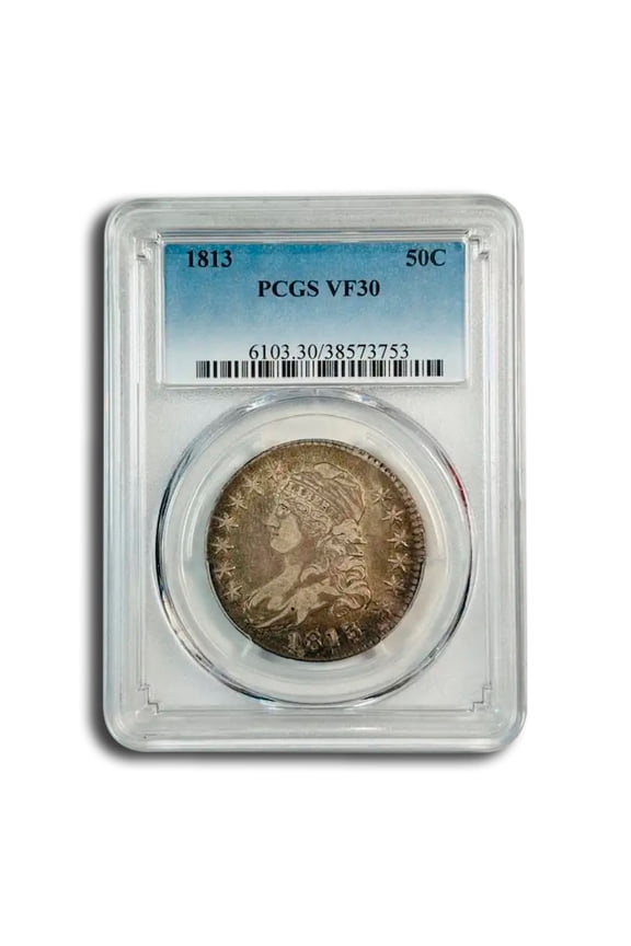 1813 Bust Half Dollar VF-30 PCGS