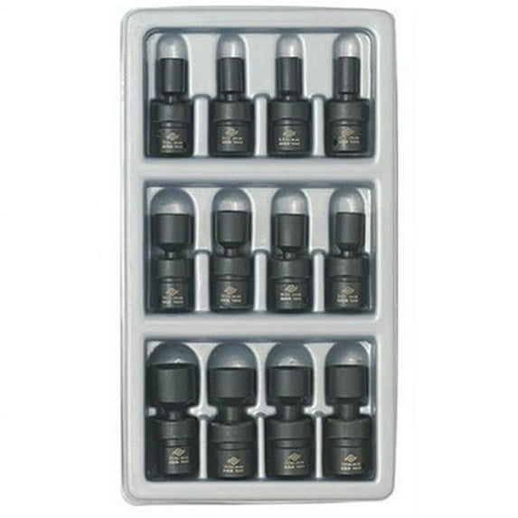 1814 12 Piece 1/4 Inch Drive Universal Swivel Socket Set 5-15mm