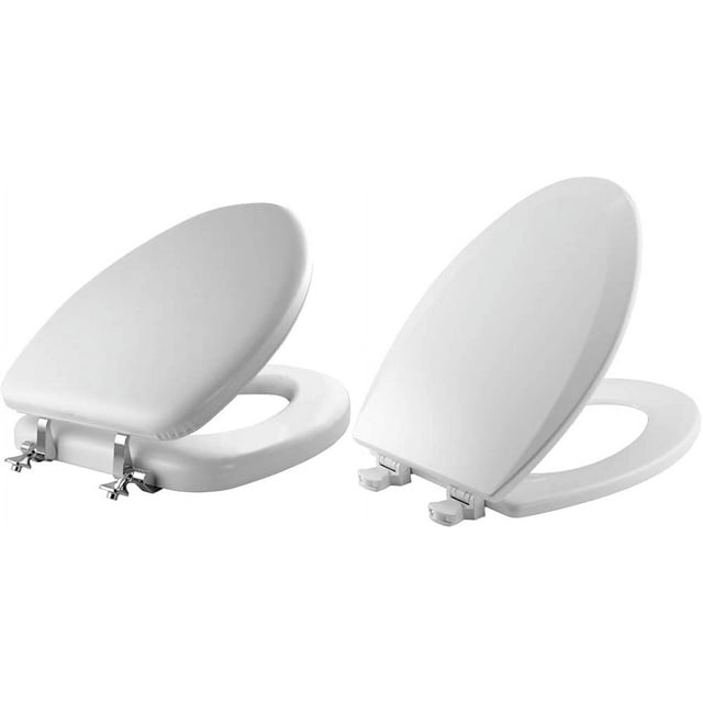 1815CP 000 Soft Toilet Seat (Elongated) and Bemis 1500EC 390 LiftOff