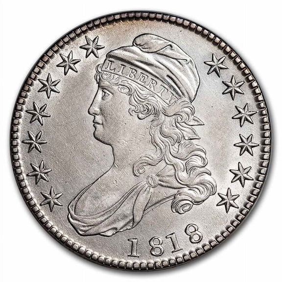1818 Bust Half Dollar AU