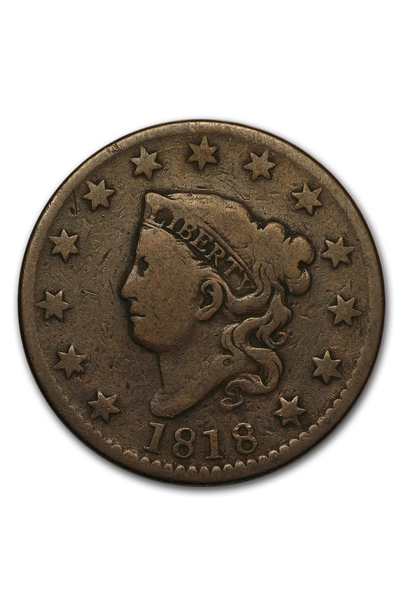 1818 Large Cent VG