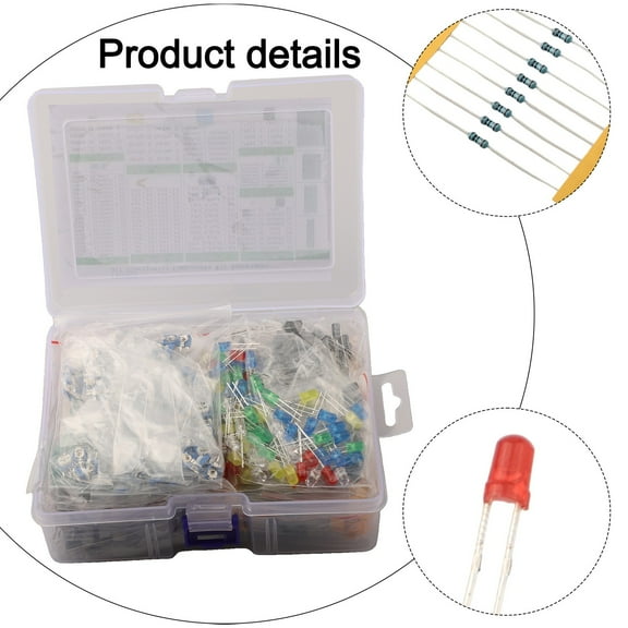 1818Pcs Complete Electronic Components Kit For Diy Enthusiasts, Reliable