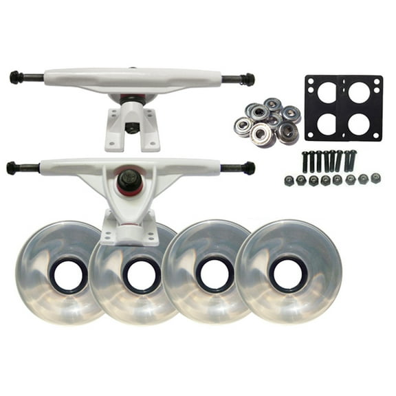 181mm LONGBOARD Skateboard TRUCKS 76mm WHEEL COMBO