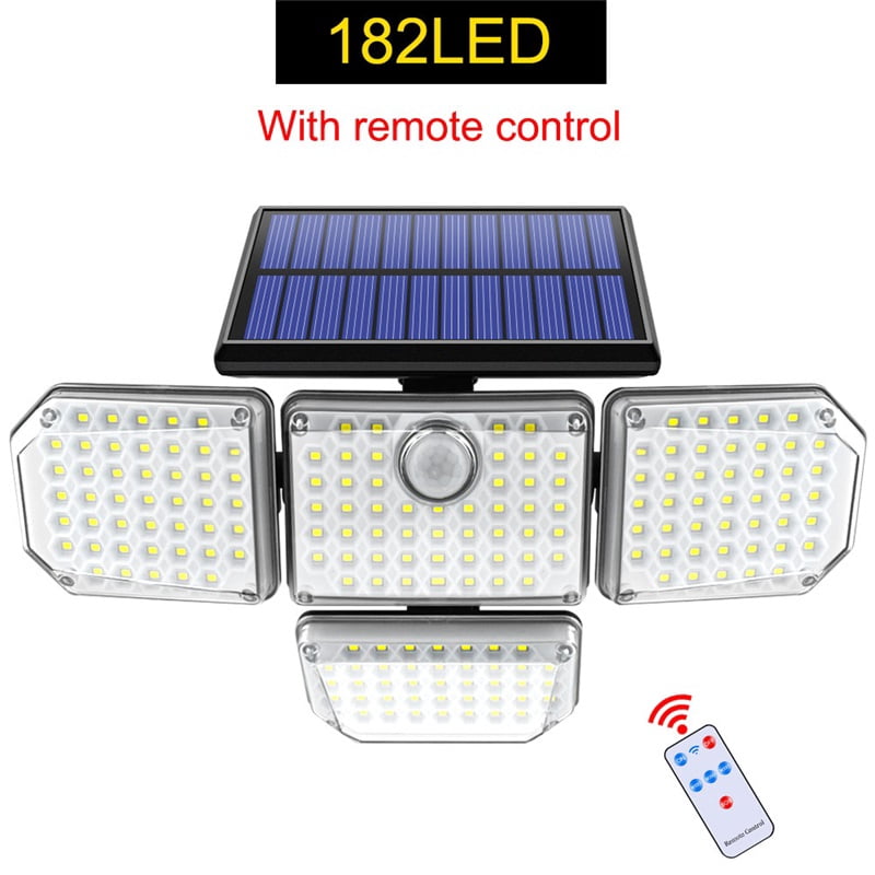 182/112 LED Solar Lights Outdoor, Adjustable Head Solar Powered — free download