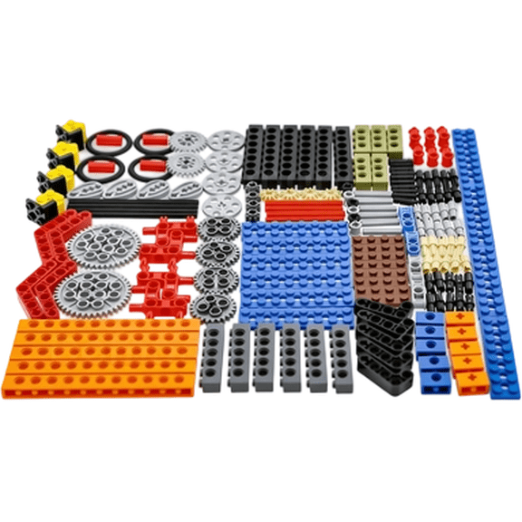 182 Technic Parts-Gear,Pins,Axles,Connectors for Lego Kits MOC STEM Projects Building Blocks