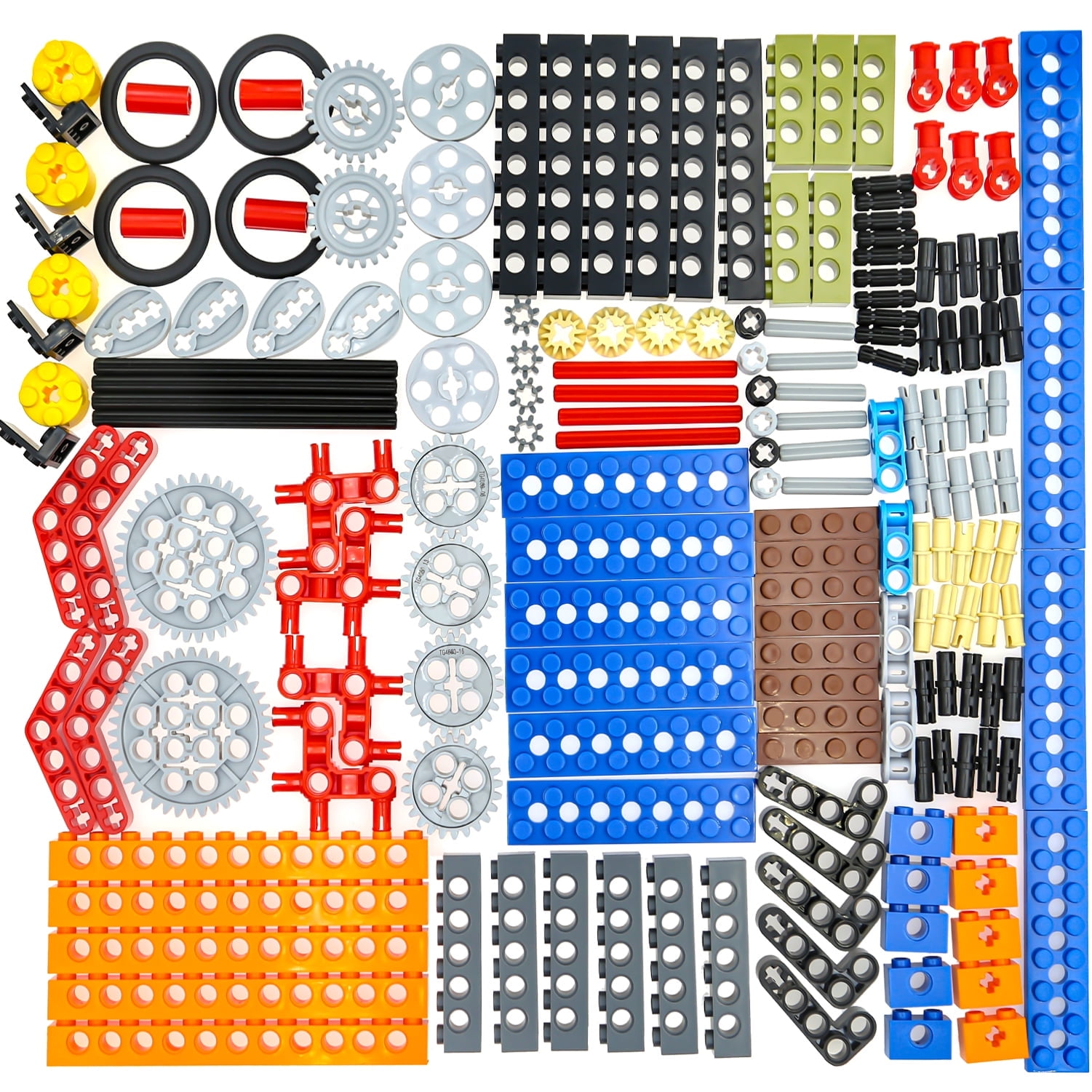 182 Technic Parts-Gear,Pins,Axles,Connectors for Lego kits MOC
