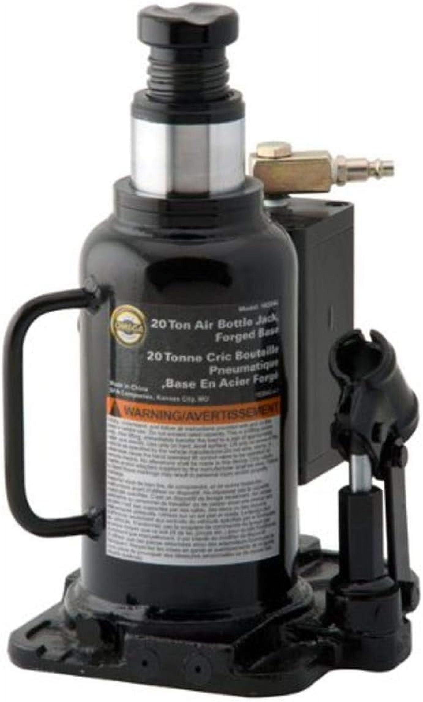 18204C Black/White Air Actuated Bottle Jack 20 Ton Capacity