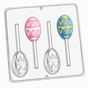 1821 Flat Easter Egg Lollipop Chocolate Candy Mold