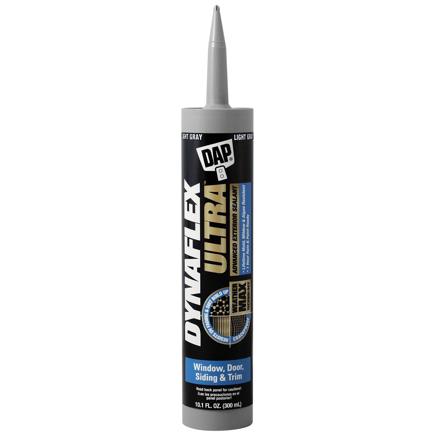 DAP Dynaflex Ultra 10.1 oz Light Gray Window, Door, and Siding Sealant