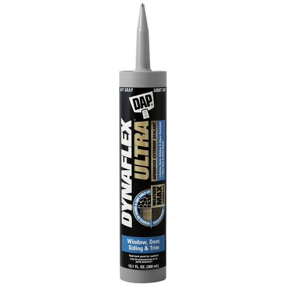 DAP Dynaflex Ultra 10.1 oz Light Gray Window, Door, and Siding Sealant