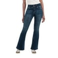 thumbnail image 1 of 1822 Denim Oretha High-Rise Jeans for Women: Dark Blue Stretchy Waist, Premium Contour Fit Stretch Denim, 1 of 8