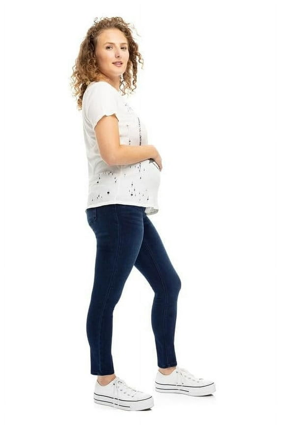 Ultimate Comfort Maternity Ankle Skinny Jeans with Bellyband in Marco 27