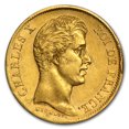thumbnail image 1 of 1824-1830 France Gold 40 Francs Charles X Avg Circ, 1 of 2