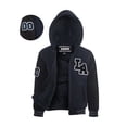 thumbnail image 1 of 1826 Boy's Varsity Hoodies with Sherpa Lining "LA" patch.Full Zip., 1 of 1
