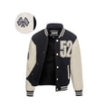 thumbnail image 1 of 1826 Boy's Varsity Jackets with Sherpa Lining and PU Sleeves "52" patch., 1 of 1