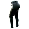thumbnail image 1 of 1826 Faux Leather Black Stretch Women's Plus Size Skinny Ponte/PU Pants Clubwear, 1 of 3