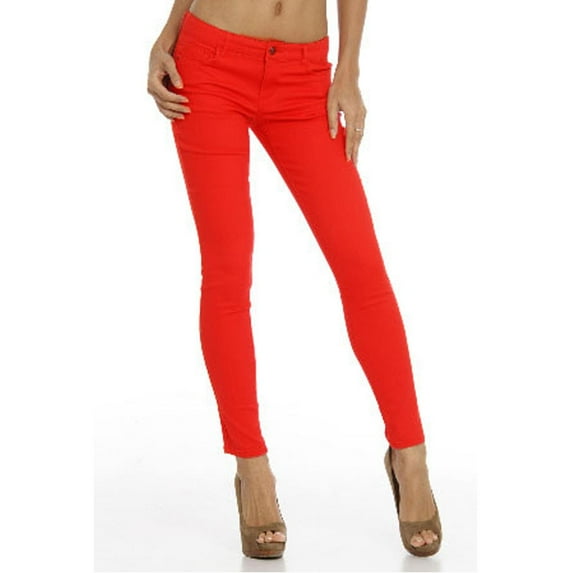 1826 Jeans Junior Low-rise 5 Pockets Classic Skinny Twill Cotton Pants.