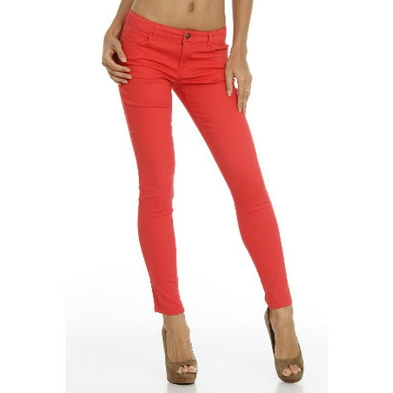 1826 Jeans Junior Low-rise 5 Pockets Classic Skinny Twill Cotton Pants.