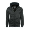 thumbnail image 1 of 1826 Mens Melange Fleece Hoodies with Sherpa Lining, 1 of 1