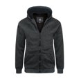 thumbnail image 1 of 1826 Mens Melange Fleece Hoodies with Sherpa Lining, 1 of 1