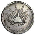 thumbnail image 1 of 1827-1870 Mexico Silver 4 Reales Cap & Rays Avg Circ, 1 of 2