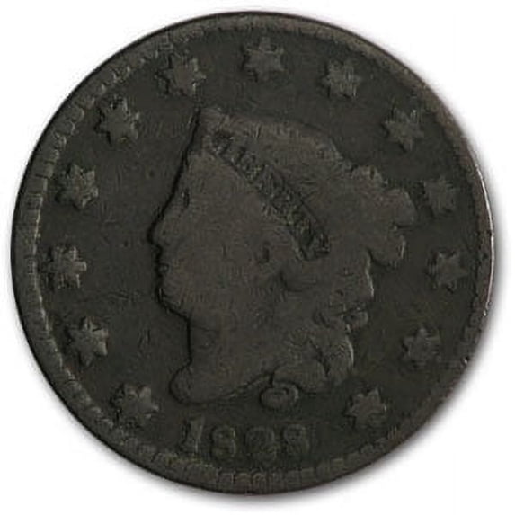 1828 Large Cent Small Date Good