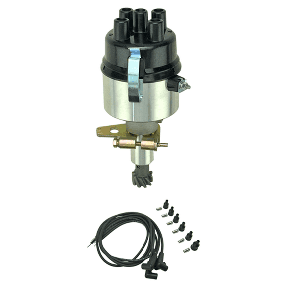 182852M91 Distributor & SWS259 Wires Kit For Massey Ferguson Tractors TO20+