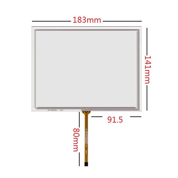 183*141mm 8 inch resistive touch screen is suitable for industrial control equipment AT080TN52/ 9556