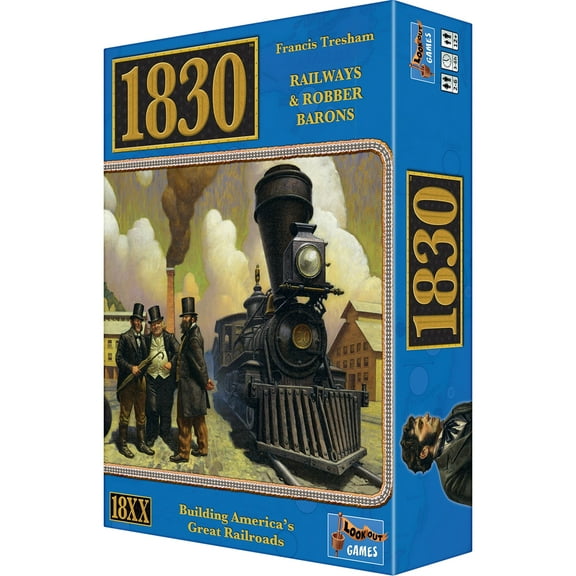 1830 - Railways & Robber Barons Family Strategy Board Game for Ages 12+, from Asmodee