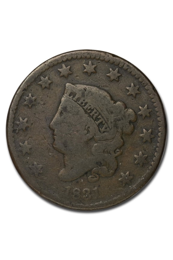1831 Large Cent Lg Letters Good