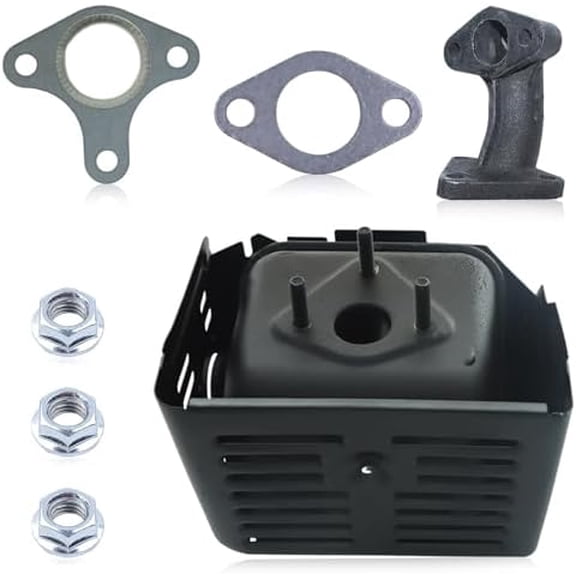 18310-ZE2-W61 Muffler Assembly Kit For Honda GX340 GX390 GX420 11HP 13HP 16HP Harbor Freight Predator 420cc Champion 389cc 420cc 439cc Water Pump Snowblower Pressure Washer For 18310-ZE2-W62$$Tools
