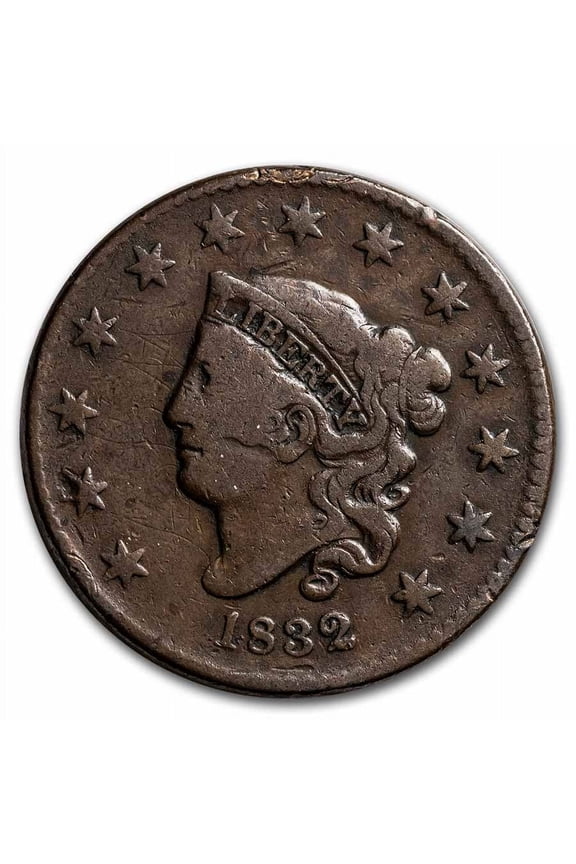 1832 Large Cent Lg Letters Fine