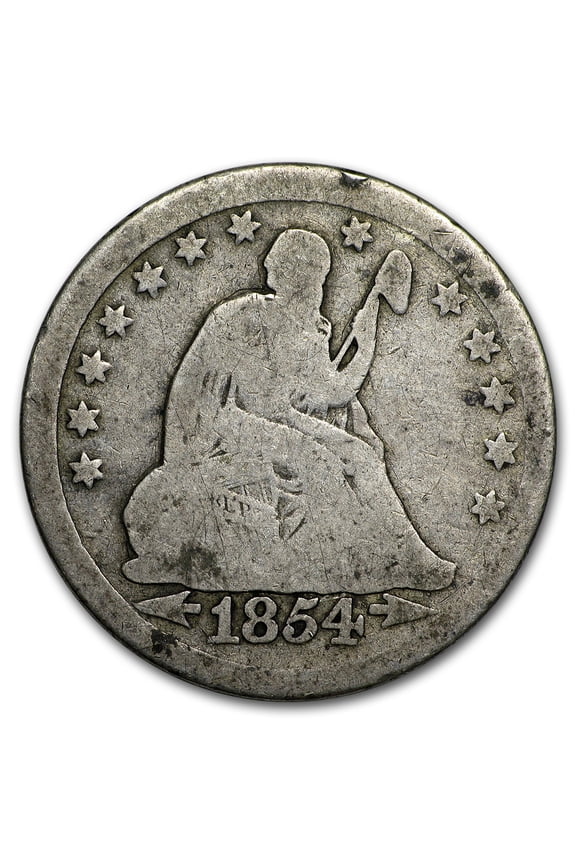 1838-1891 Liberty Seated Quarter Avg Circ