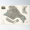 thumbnail image 1 of 1838 Vintage Map Of Venice, Italy Poster Wall Art, Modern Wall Decor For Living Room Bedroom, 24x36 UNFRAMED, 1 of 3