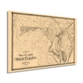 thumbnail image 1 of 1841 Maryland State Map - Vintage Map of the State of Maryland Wall Art - Vintage Maryland Home Decor Poster Print - Showing Virginia Washington DC Chesapeake Bay, 1 of 8