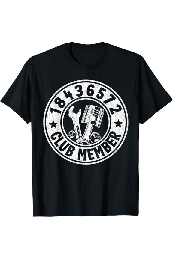 18436572 Club Member Firing Order Big Block Car Guy T-Shirt
